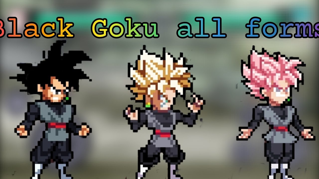 Black Goku all forms from Dragonball super #ultimateheroes #gaming #dragonball 