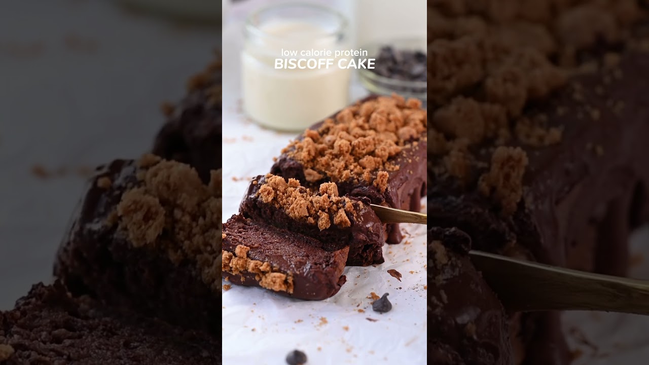78 KCAL PROTEIN CAKE! #highprotein #lowcalorie #chocolatecake
