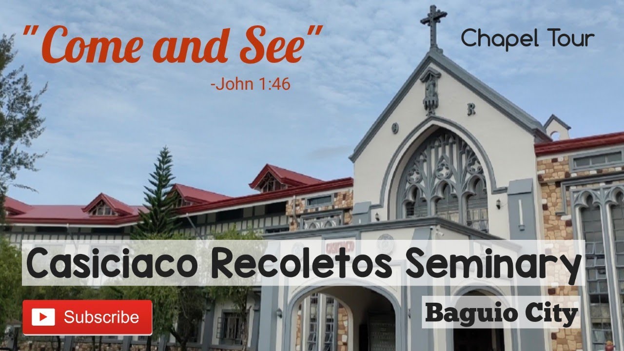 Recoletos Seminary in Baguio City | Casiciaco Recoletos Seminary | Pilgrimage - Church Vlog