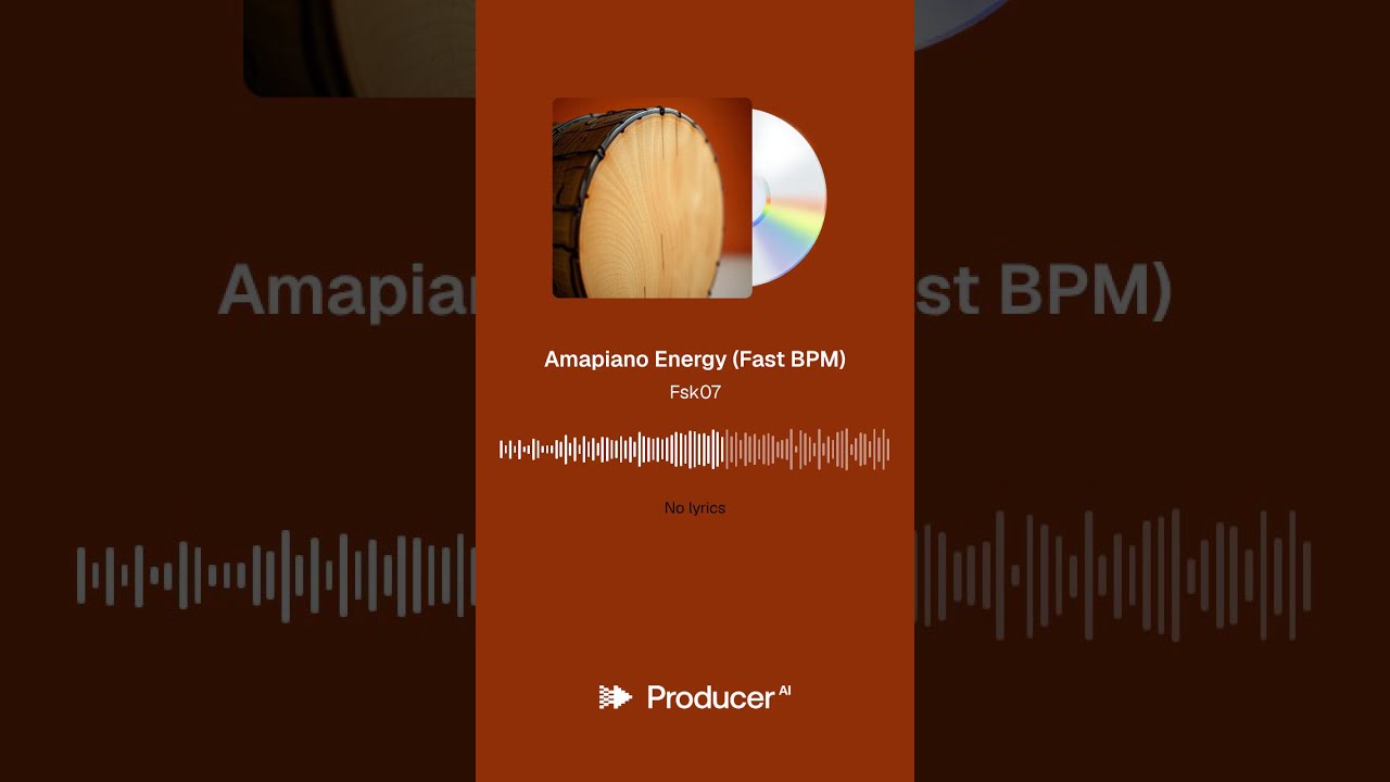 Amapiano Energy (Fast BPM)