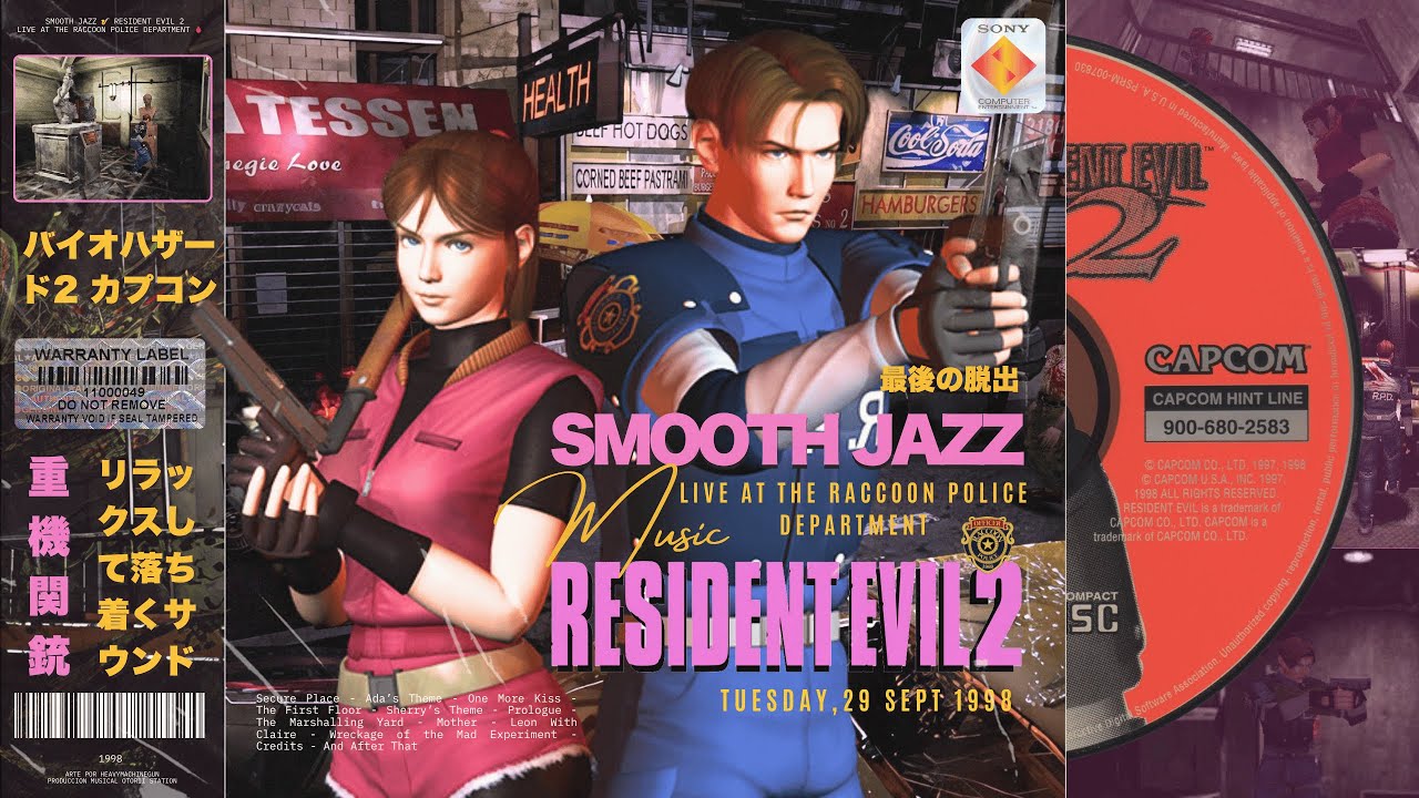 Smooth Jazz 🎷 Resident Evil 2 - Live at the Raccoon Police Department 🩸
