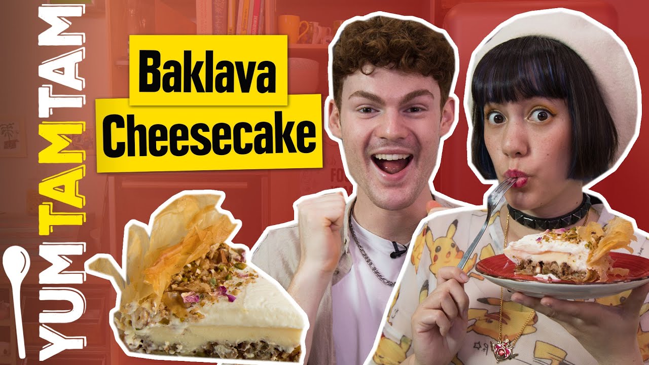 Baklava Cheesecake I Unschlagbare Kombi aus Käsekuchen + Baklava