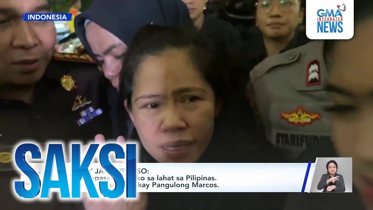 Mary Jane Veloso, dumating na sa airport sa Indonesia; anumang oras ay lilipad na pabalik... | Saksi