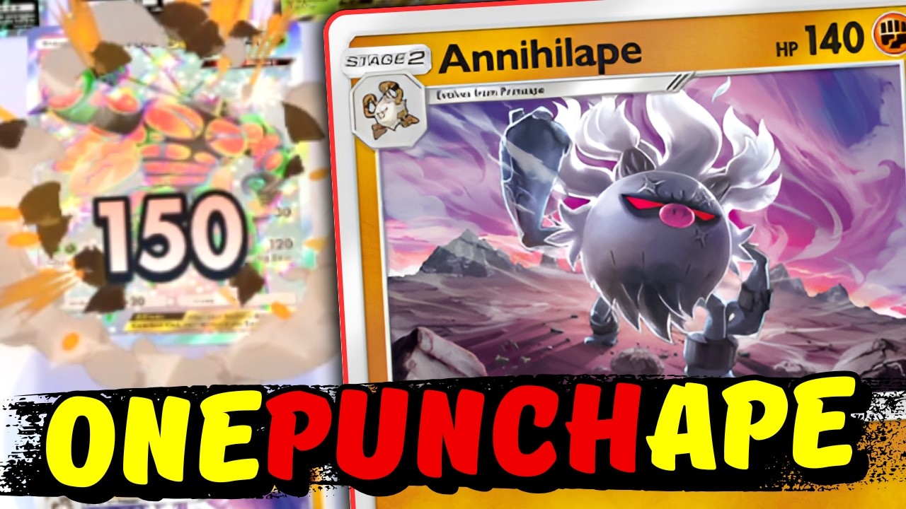 NO ONE EXPECT RAGING ANNIHALAPE MADNESS | Pokemon TCG Pocket