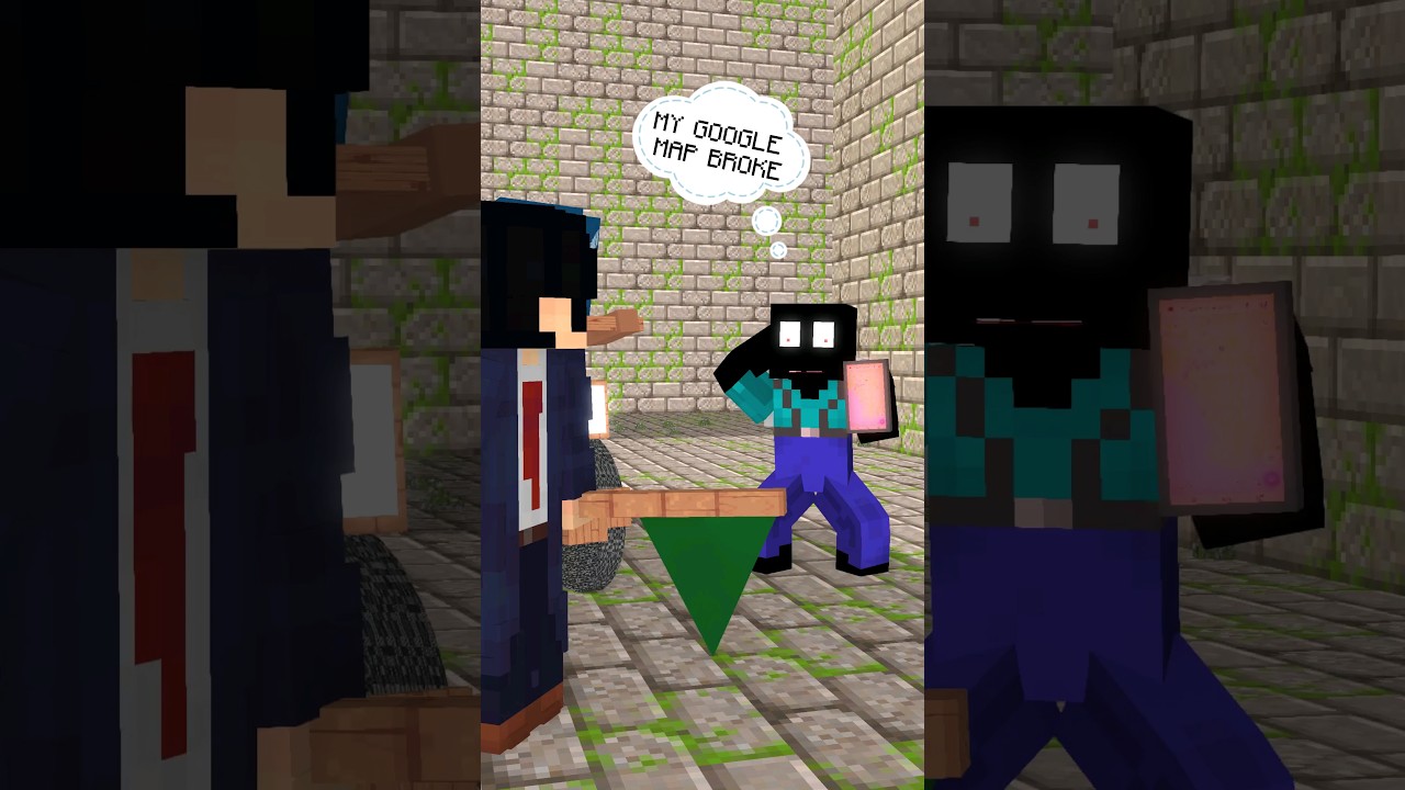 HELP Herobrine Speed Up From Maze #friendship #shorts #trending #anime