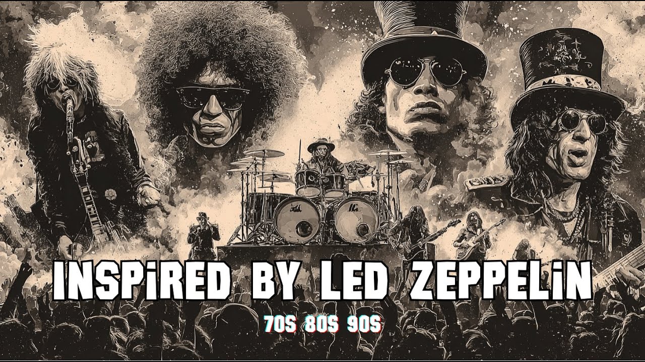 🎸 Inspired by Led Zeppelin & 70s–90s Rock Legends | 20 Anthemic Hard Rock Tracks ⚡