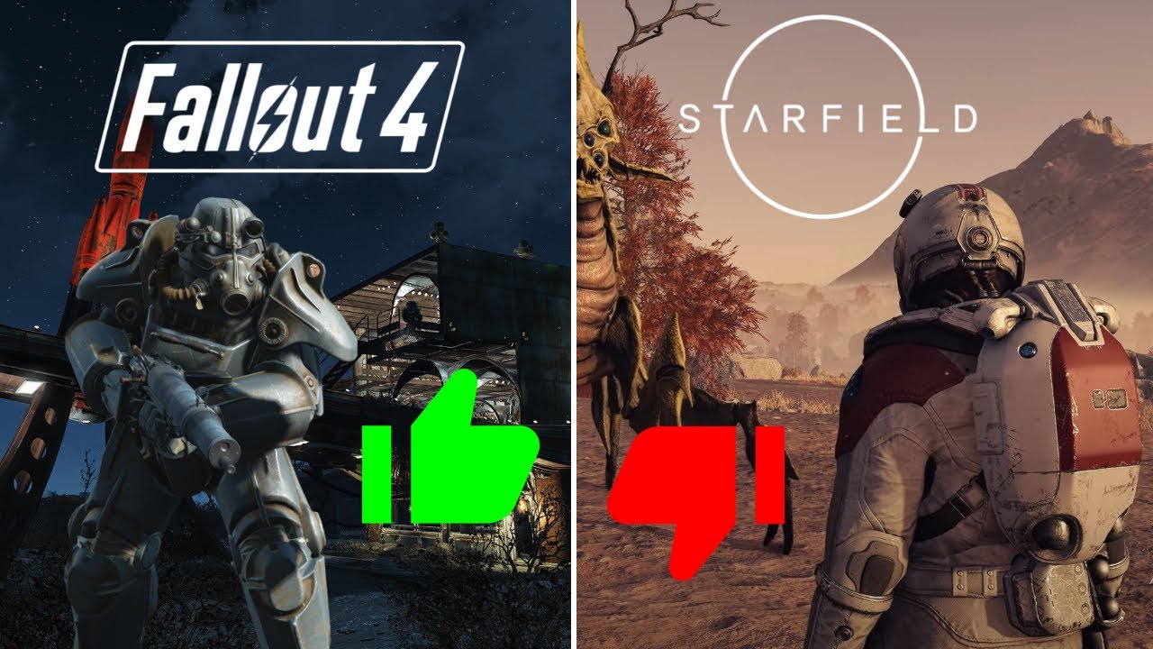 The Biggest Downgrade in Gaming History? (Fallout 4 vs Starfield)