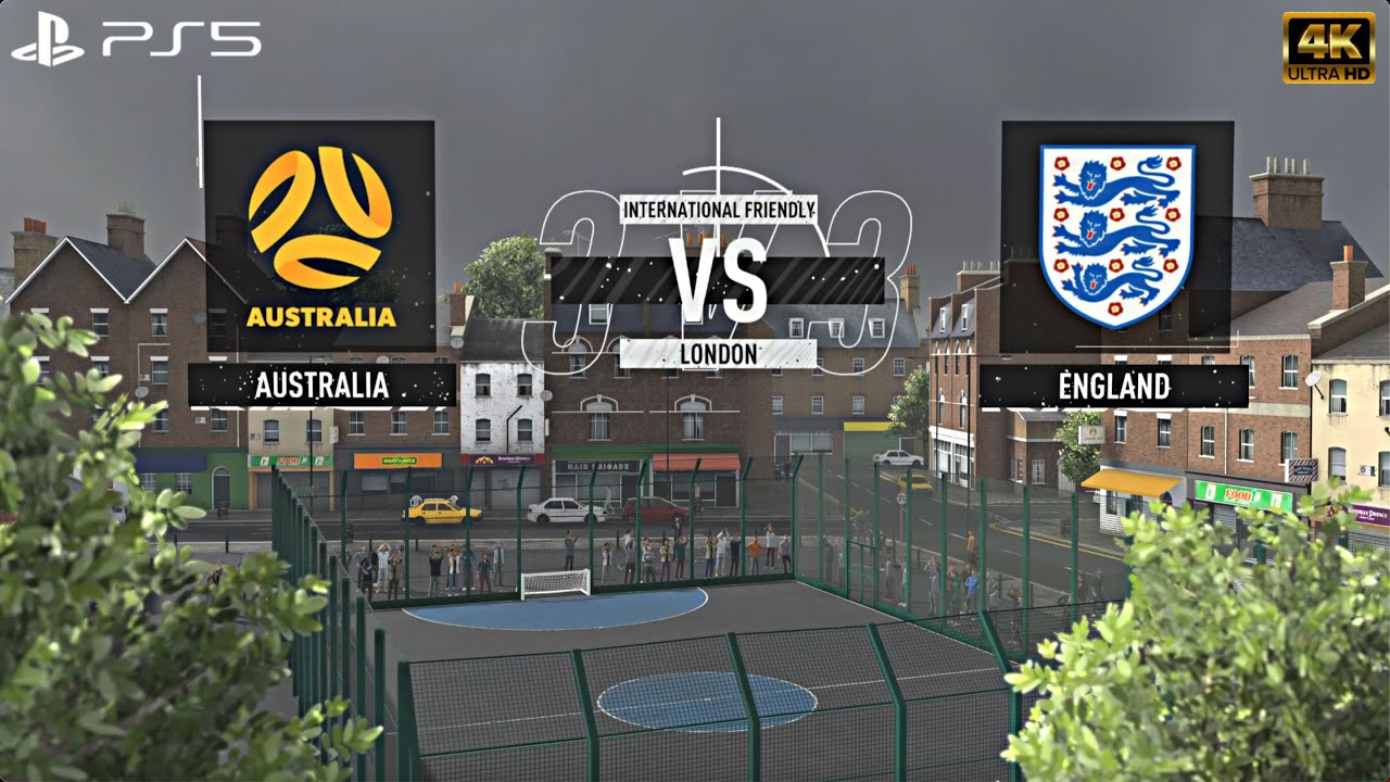 Australia vs England | FIFA Volta Gameplay | 4K HDR 60 FPS