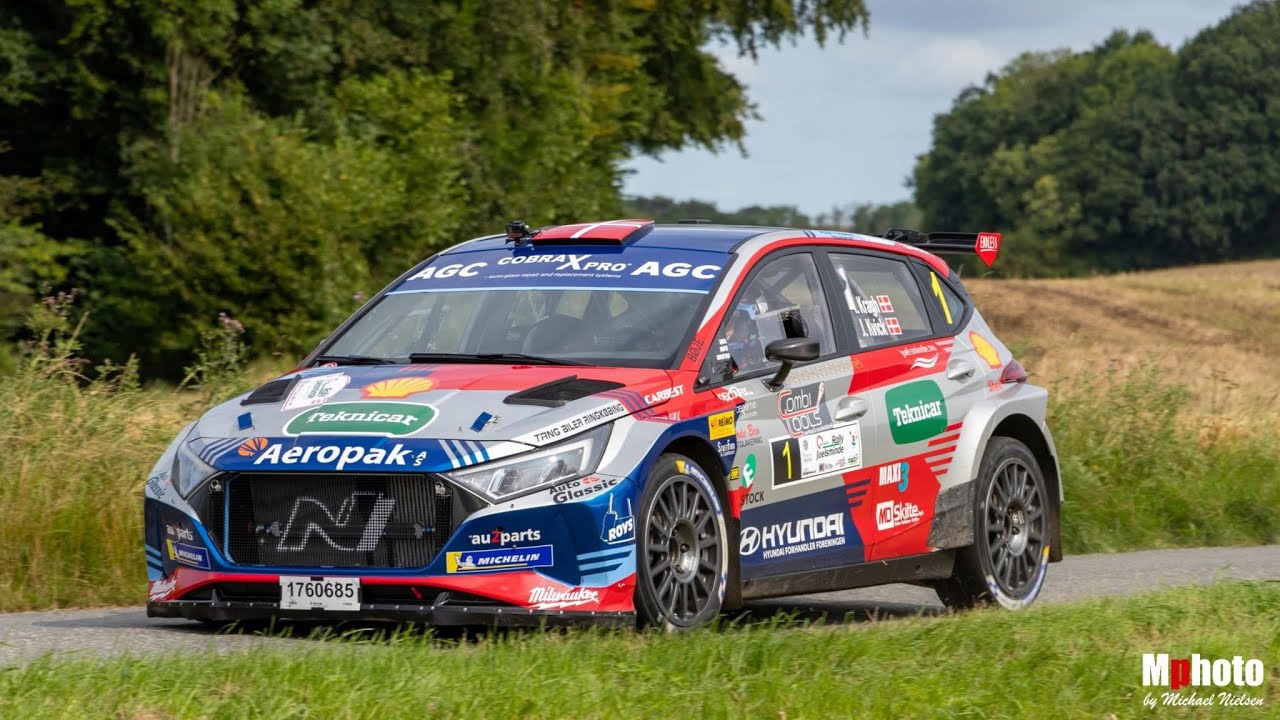 Hyundai i20// Rårup 36km Rally Juelsminde 2024//Ib Kragh//Jeannette Kvick