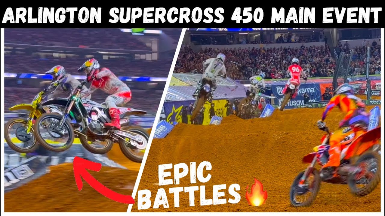 The BEST 450 Supercross Race of 2026!! Roczen vs Hunta vs Webb vs Tomac for the WIN at Arlington SX