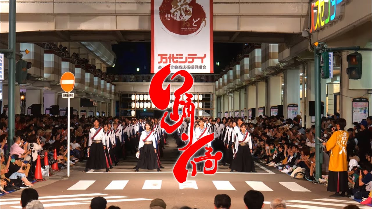 【公式】踊り侍 25 唯我 にいがた総おどり 万代メイン十字路会場 【奏人賞受賞演舞】