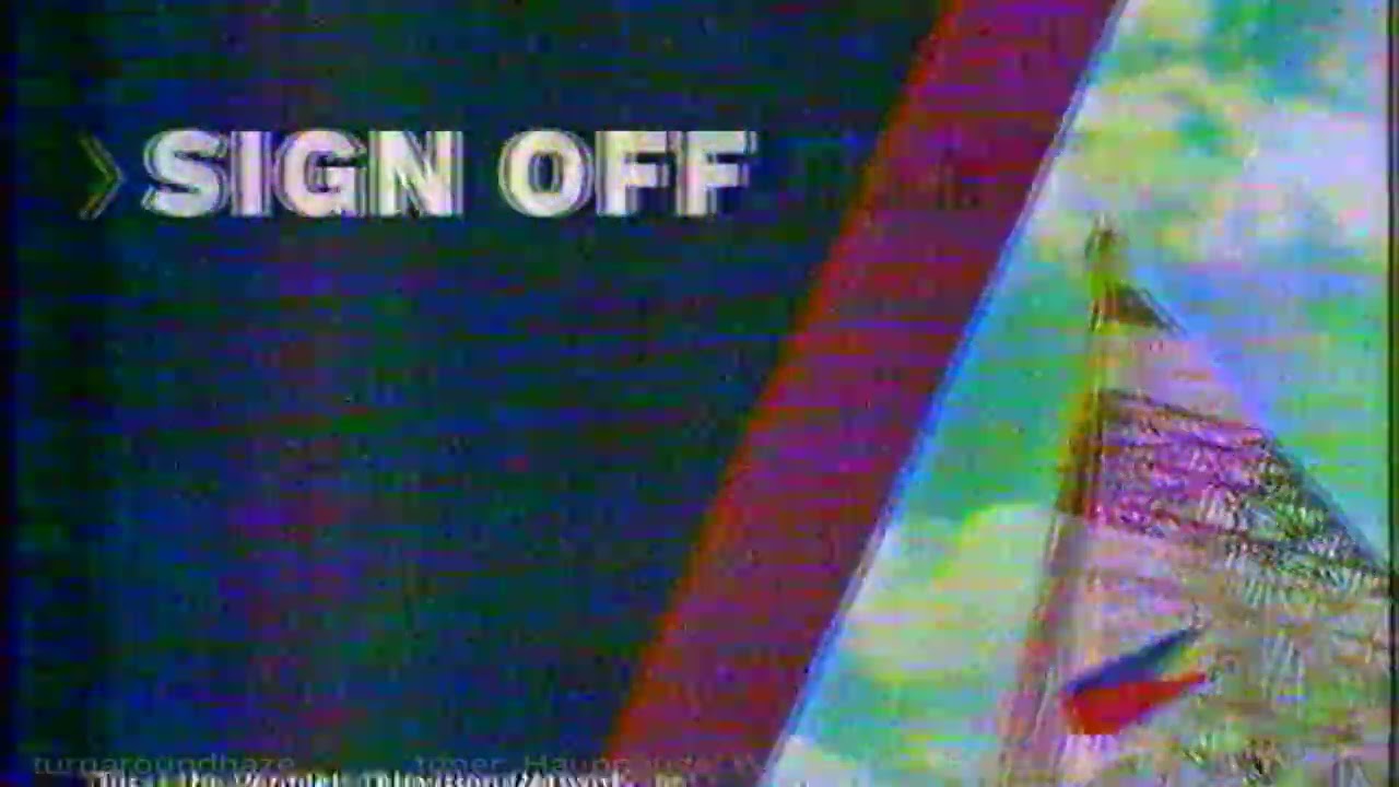 PTV4 Sign-off (2025/07/12 23:55) on Analog TV via Hauppauge! WinTV USB Tuner