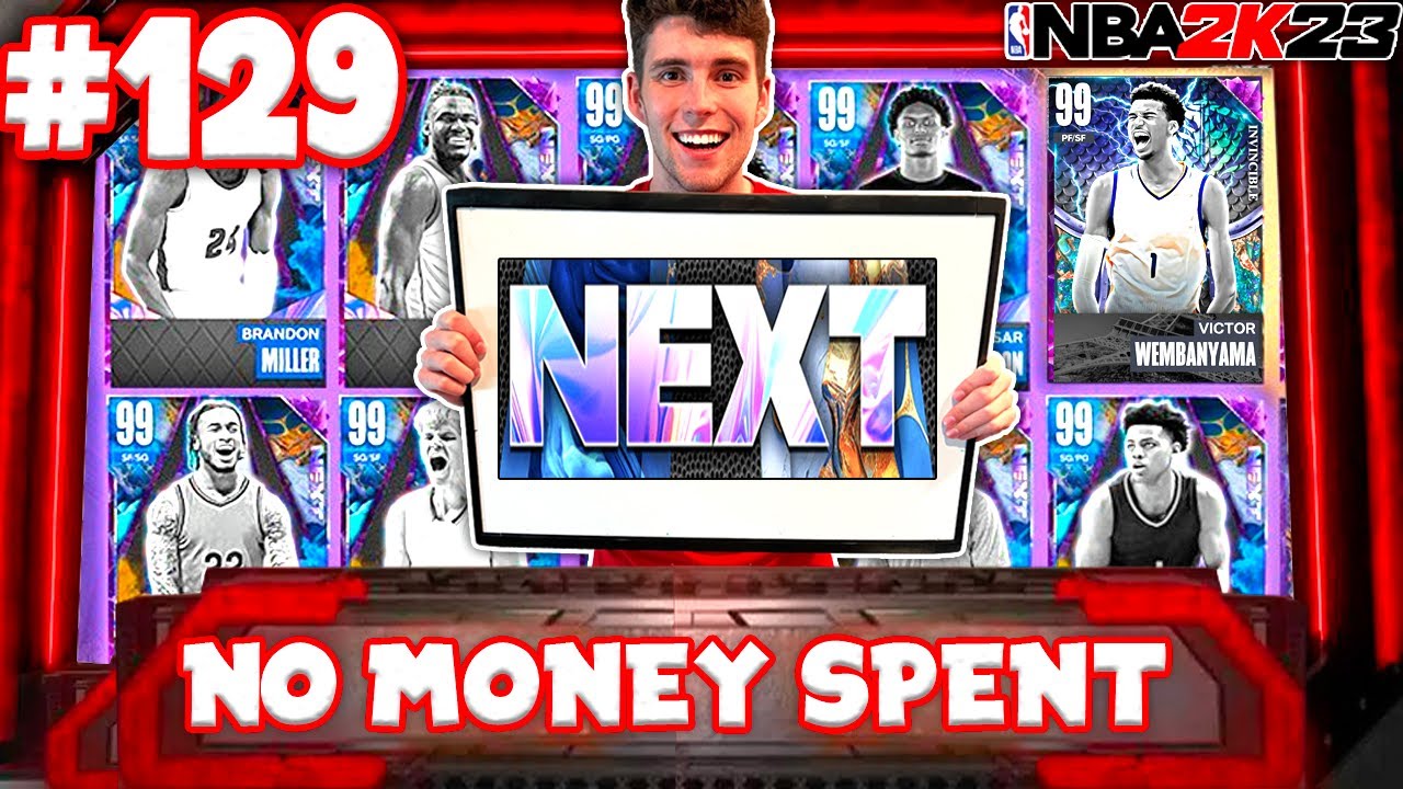 NO MONEY SPENT SERIES #129 - THESE NEW NEXT CARDS HAVE COMPLETELY CHANGED OUR SQUAD! NBA 2K23 MyTEAM