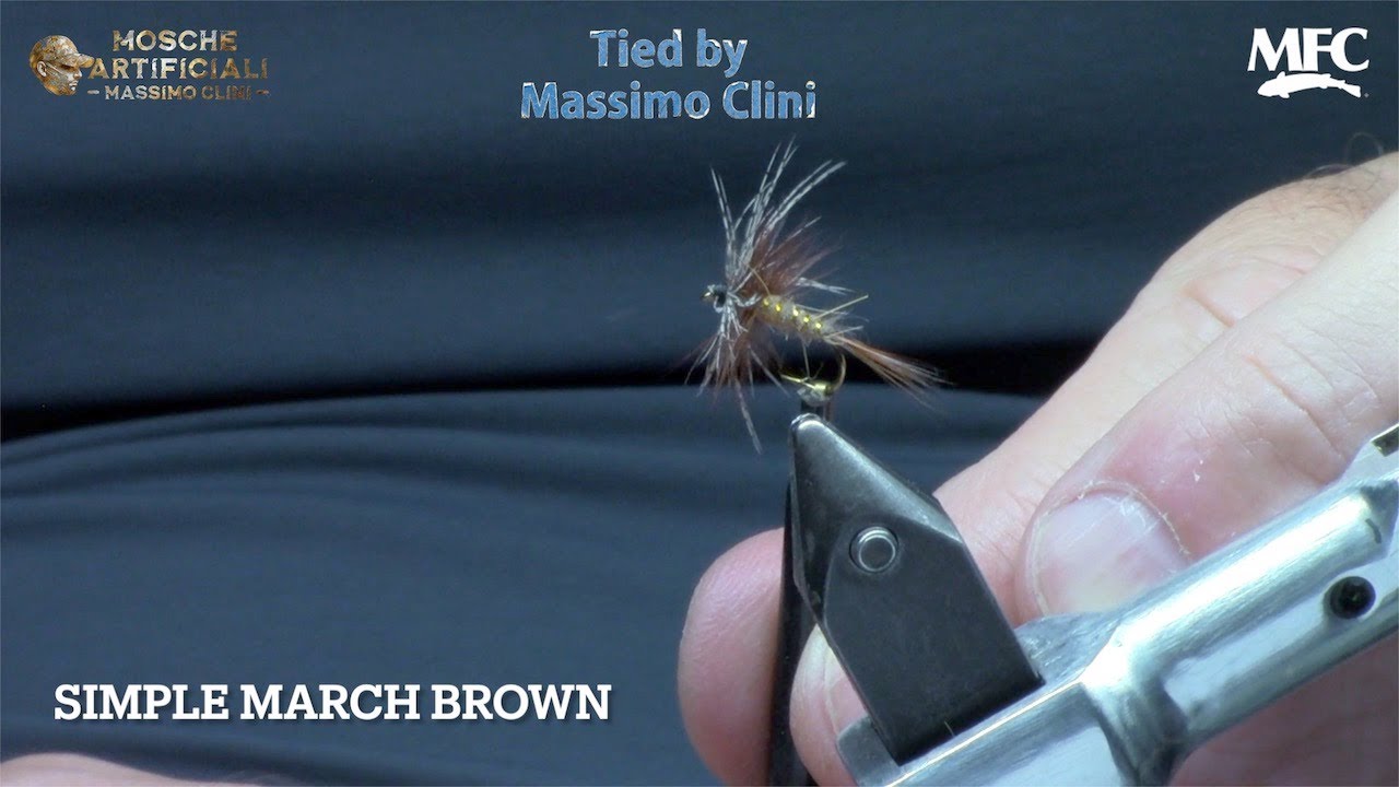 Costruzione Simple March Brown | Mosca Secca da Caccia in Pelo