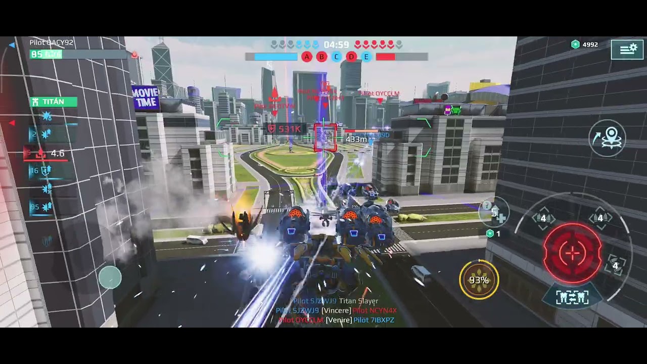War robots test server