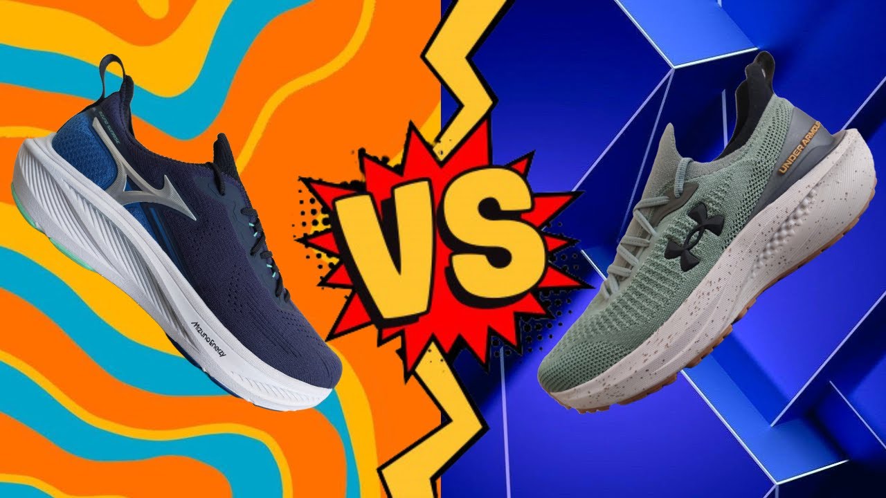 Mizuno Sunrise vs Under Armour Charged Quicker 2 - Comparativo