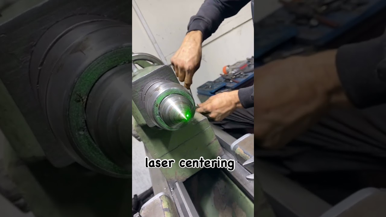 Lathe Center Alignment Simplified with Laser Precision | Tips & Tricks #LatheWork #LaserAlignment