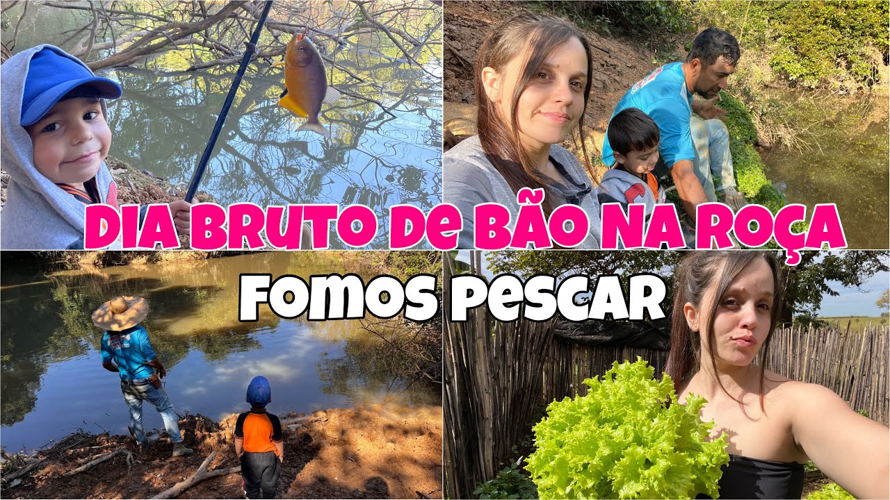 UMA VIDINHA FELIZ VIVENDO NA ROÇA/pescaria  RAIZ /VLOG DO NOSSO DIA VIVENDO NA simplicidade