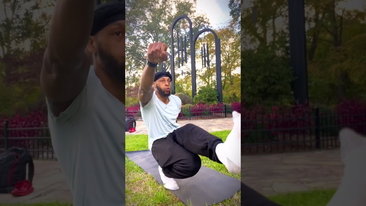 Yoga ain’t for the weak 😮‍💨!New video dropped go check it out & Remember ✌🏽
