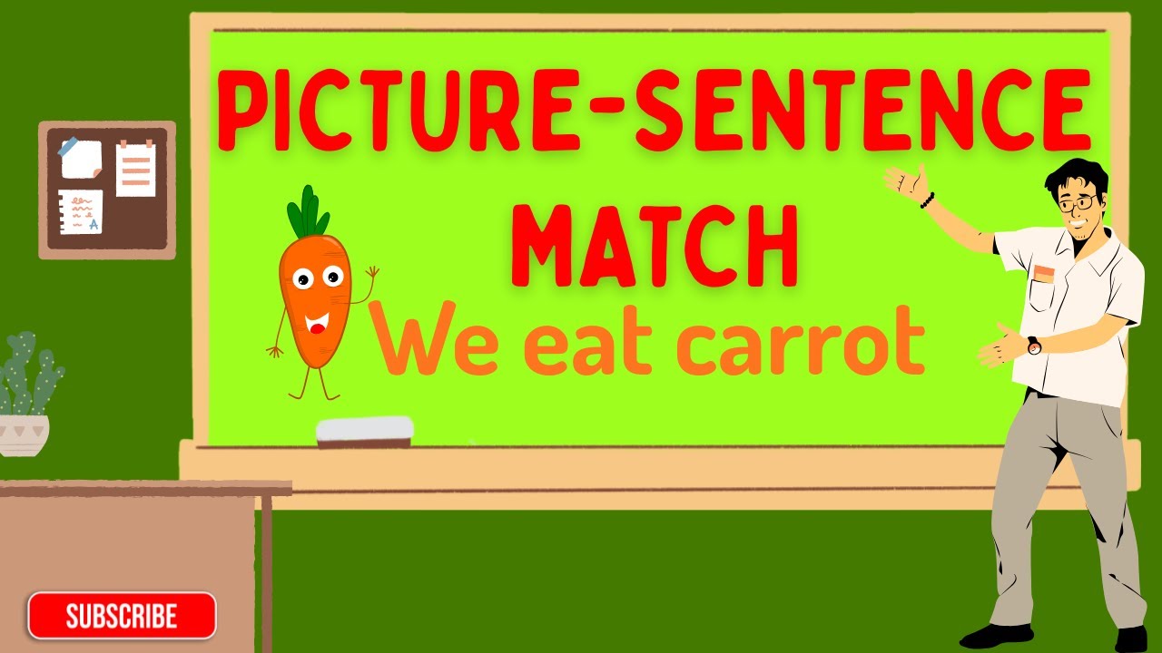 Picture–Sentence Match | Fun Reading Game for Kids | Learn English