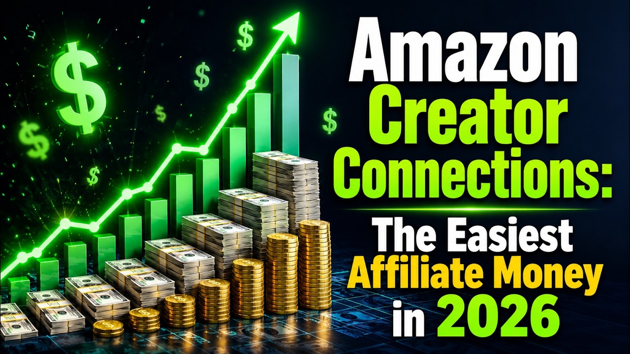 How I Make Passive Income with Amazon Creator Connections in 2026 (Full Walkthrough)