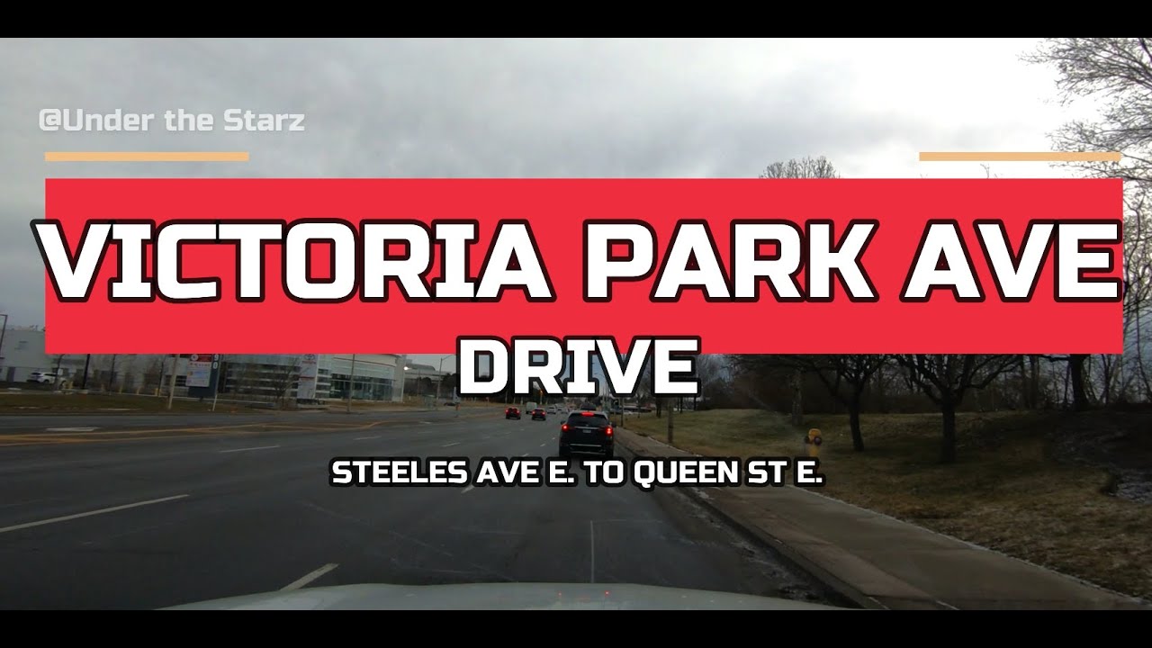 VICTORIA PARK AVE | Southbound | Steeles Ave E. to Queens St. E | Toronto 4k Drive