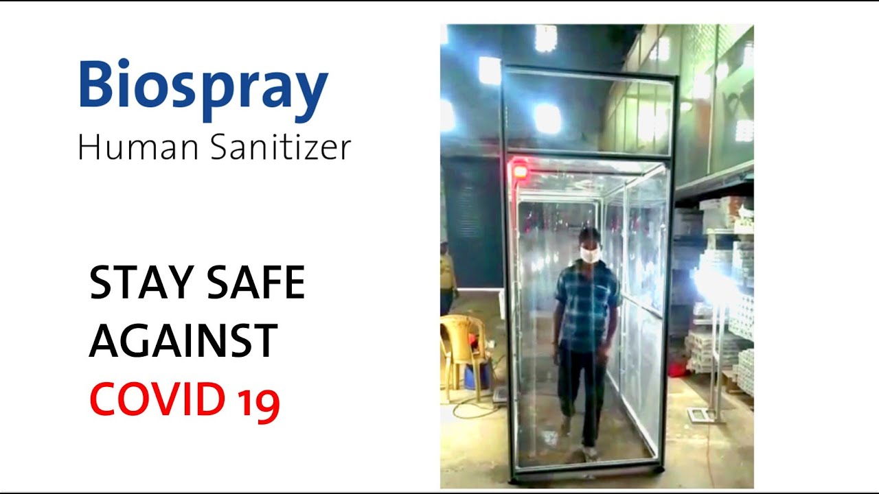 Credence Biospray Human Sanitation Tunnel video