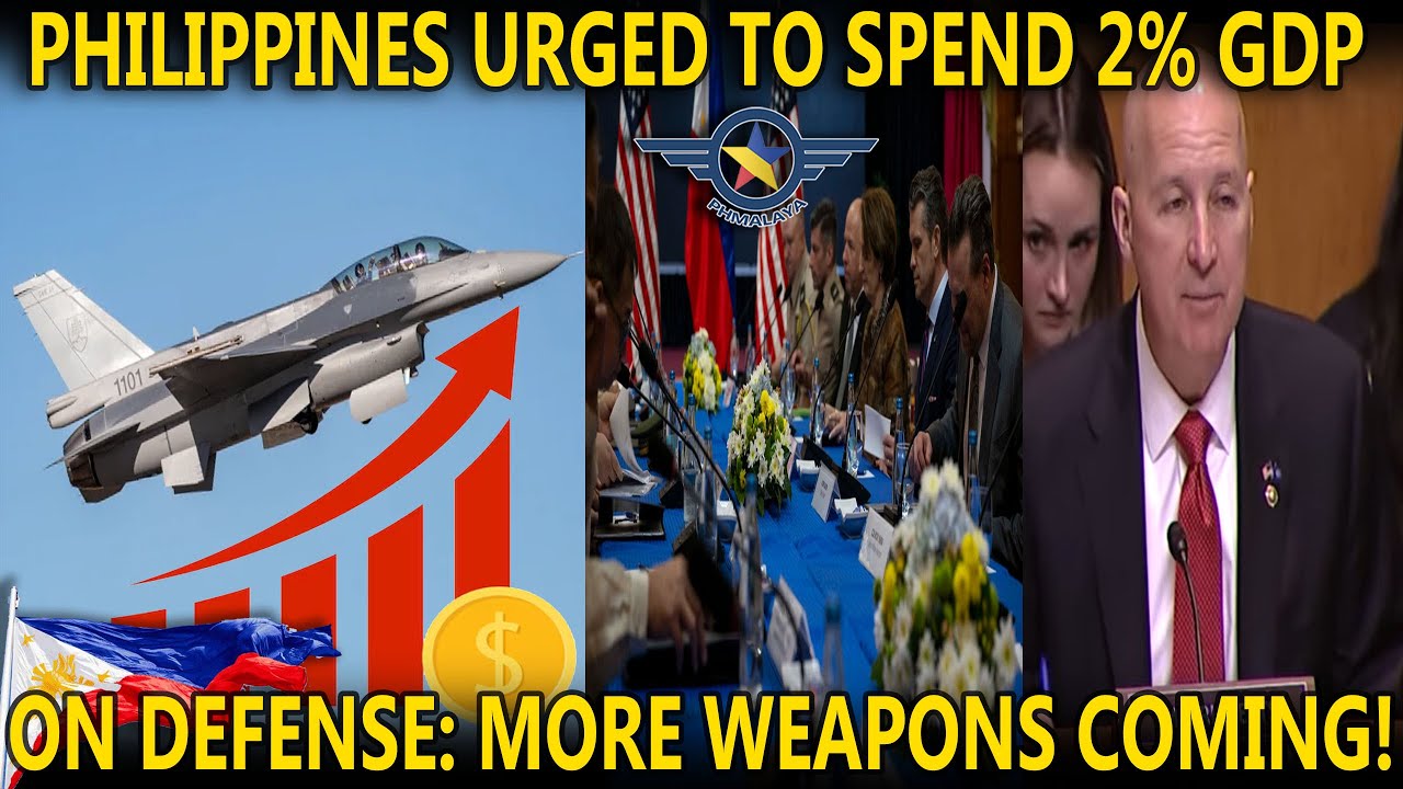 LOOK: US URGED PHILIPPINES  TO SPEND 2% GDP ON DEFENSE!