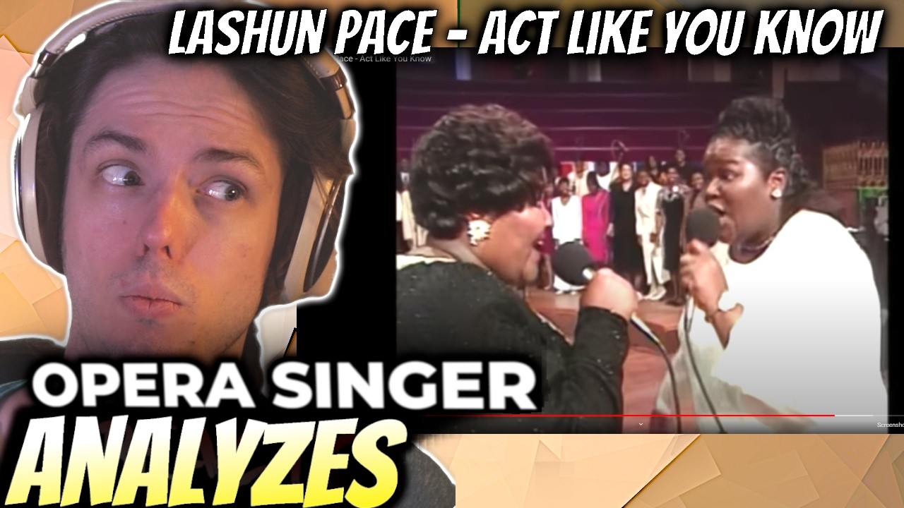 BLISS! Lashun Pace - Act Like You Know | Opera Singer Reaction/Analysis