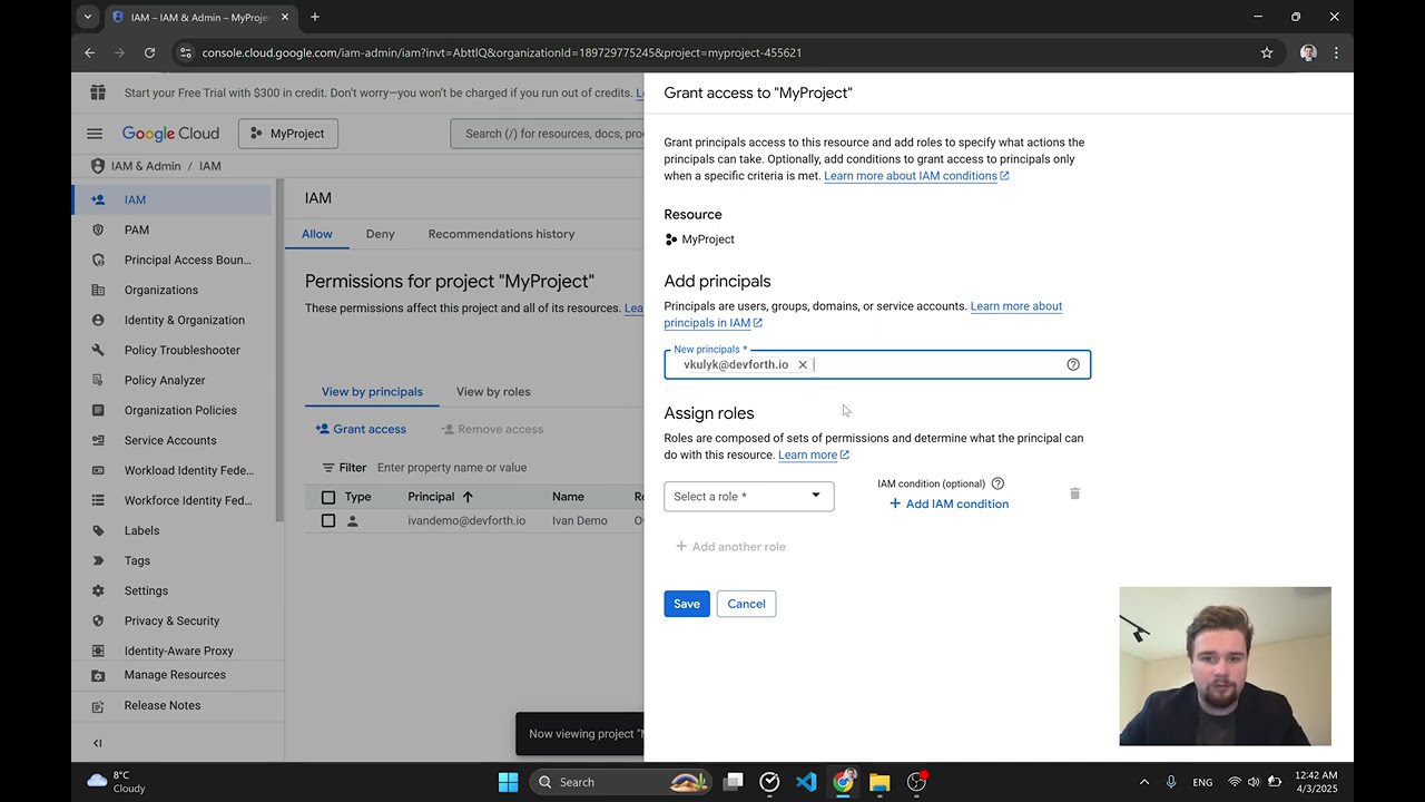 How to Create a Google Cloud Project & Invite a Developer