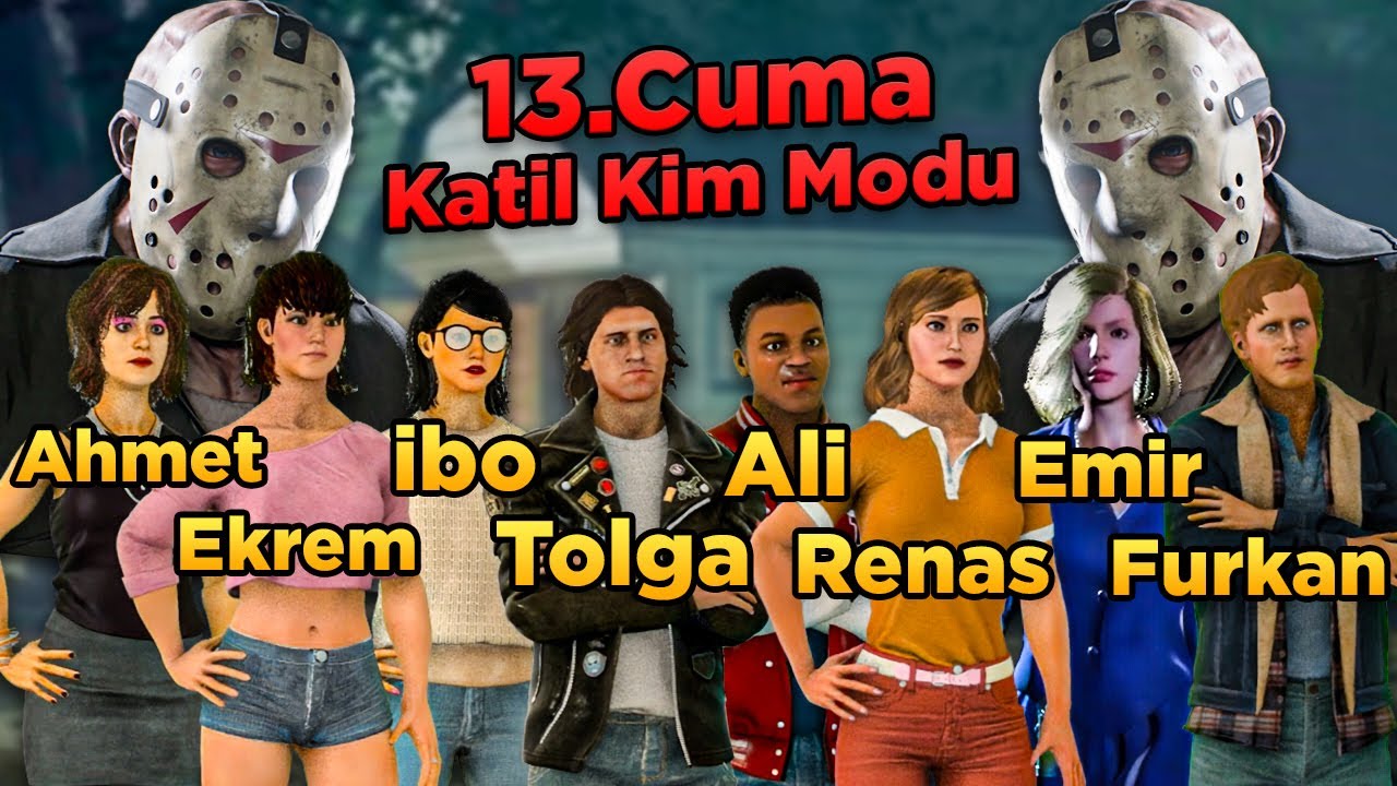 13.CUMA AMA KATİLİN KİM OLDUĞU BELİRSİZ (PARANOYA MODU)  - 13.CUMA TÜRKÇE