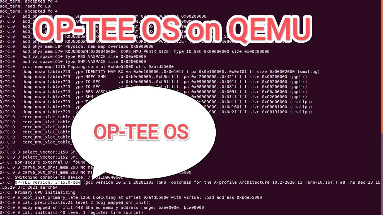 Run OP-TEE on QEMU v8. How to emulate TrustZone in QEMU? The way to use Qemu to run OP-TEE on ARMv8