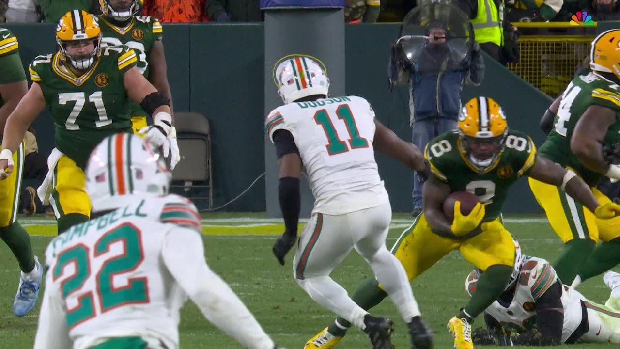 49-yard gain! Jacobs&rsquo; masterful juke move sparks big pickup vs. Dolphins