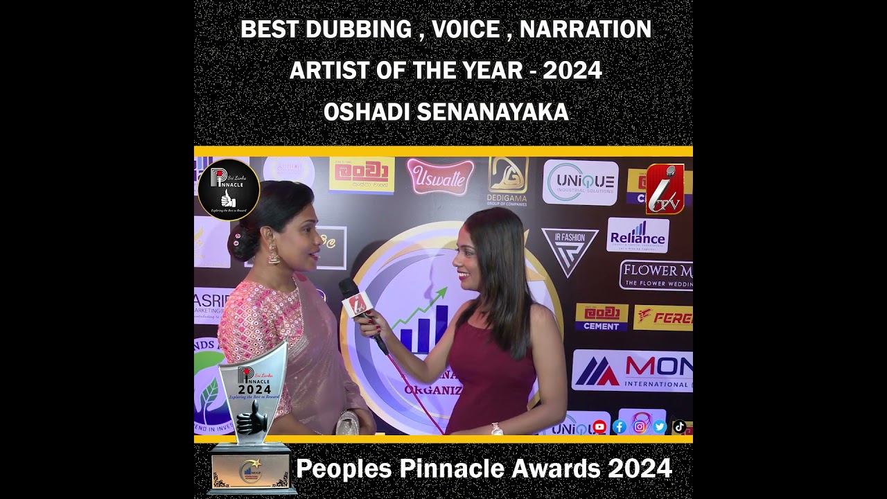 BEST DUBBING, VOICE , NARRATION ARTIST OF THE YEAR
