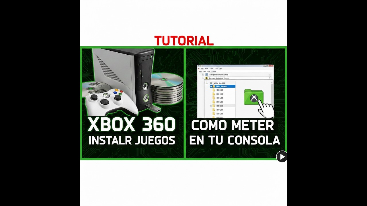 Como meter juegos en la Xbox 360 con Aurora y RGH mediante disco externo o usb