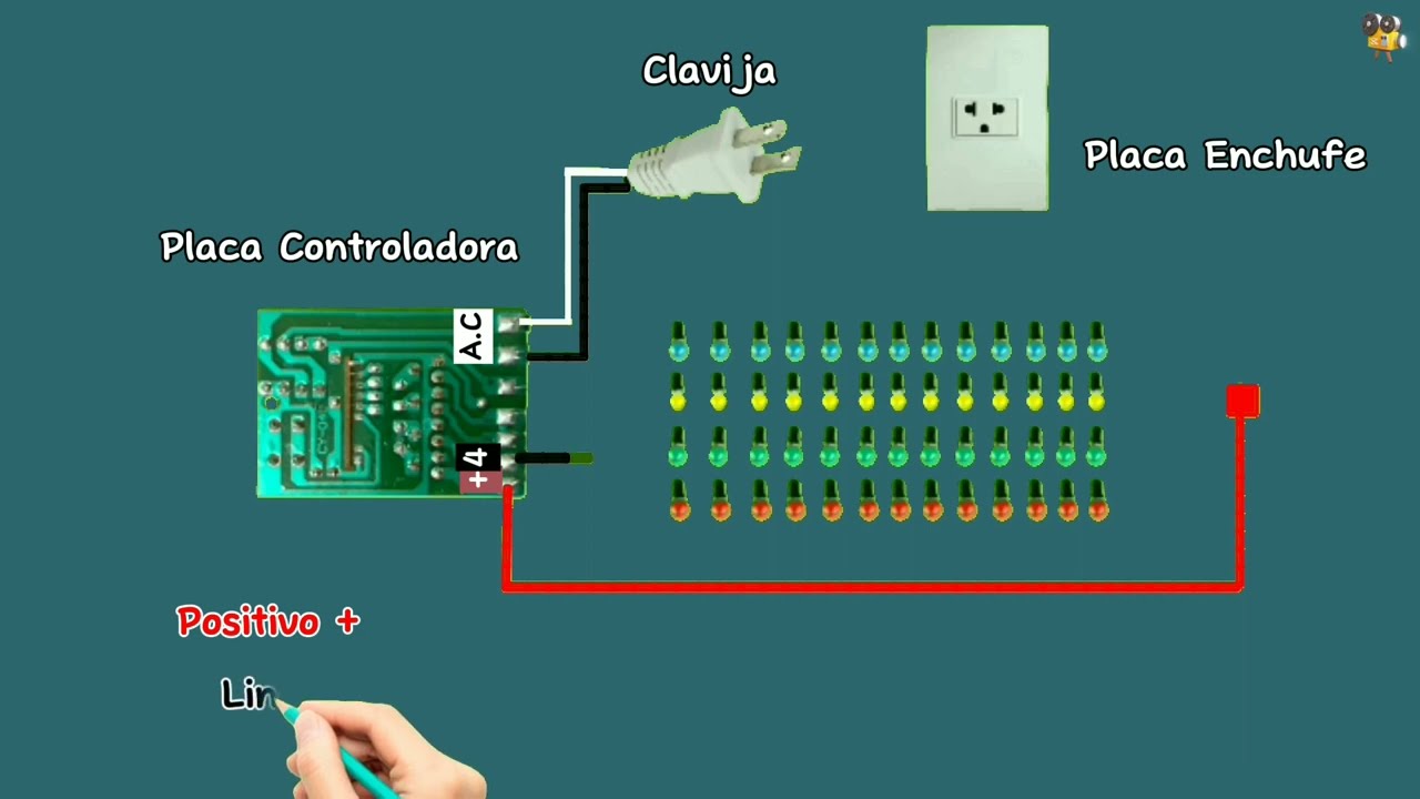 Luces Navideñas ✨️🎄Cables sueltos  controladora 🖲Diagrama referencia✍️