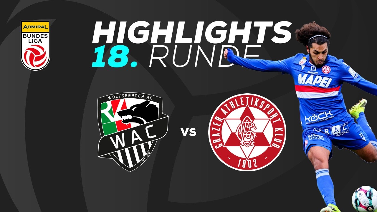 RZ Pellets WAC - GAK 1902 18. Runde ADMIRAL Bundesliga 2025/26