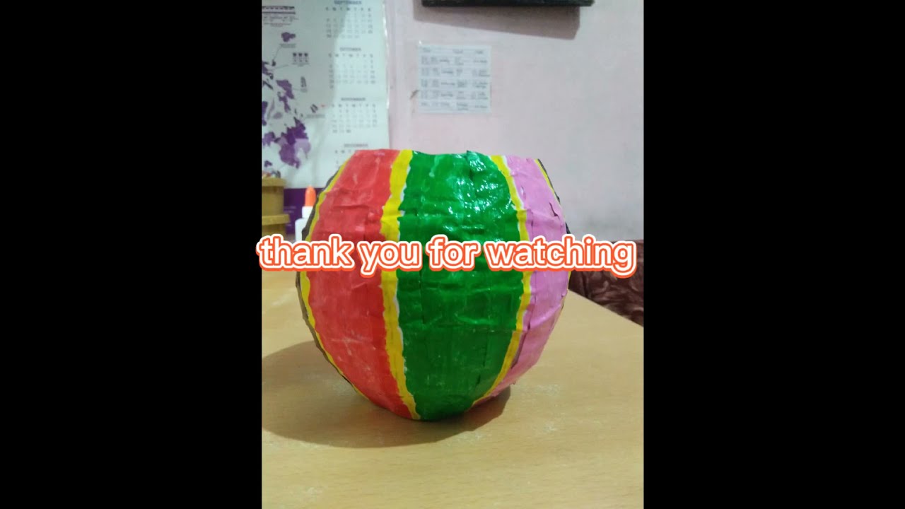 How to make simple paper mache jar? | MAPEH 5 | Quarter 4 | #ashey 10