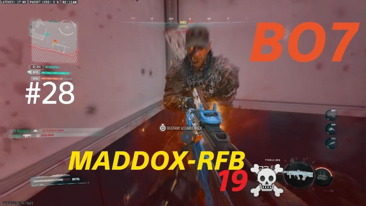 Call of Duty BO7- MADDOX-RFB gameplay on TOSHIN (No Commentary)