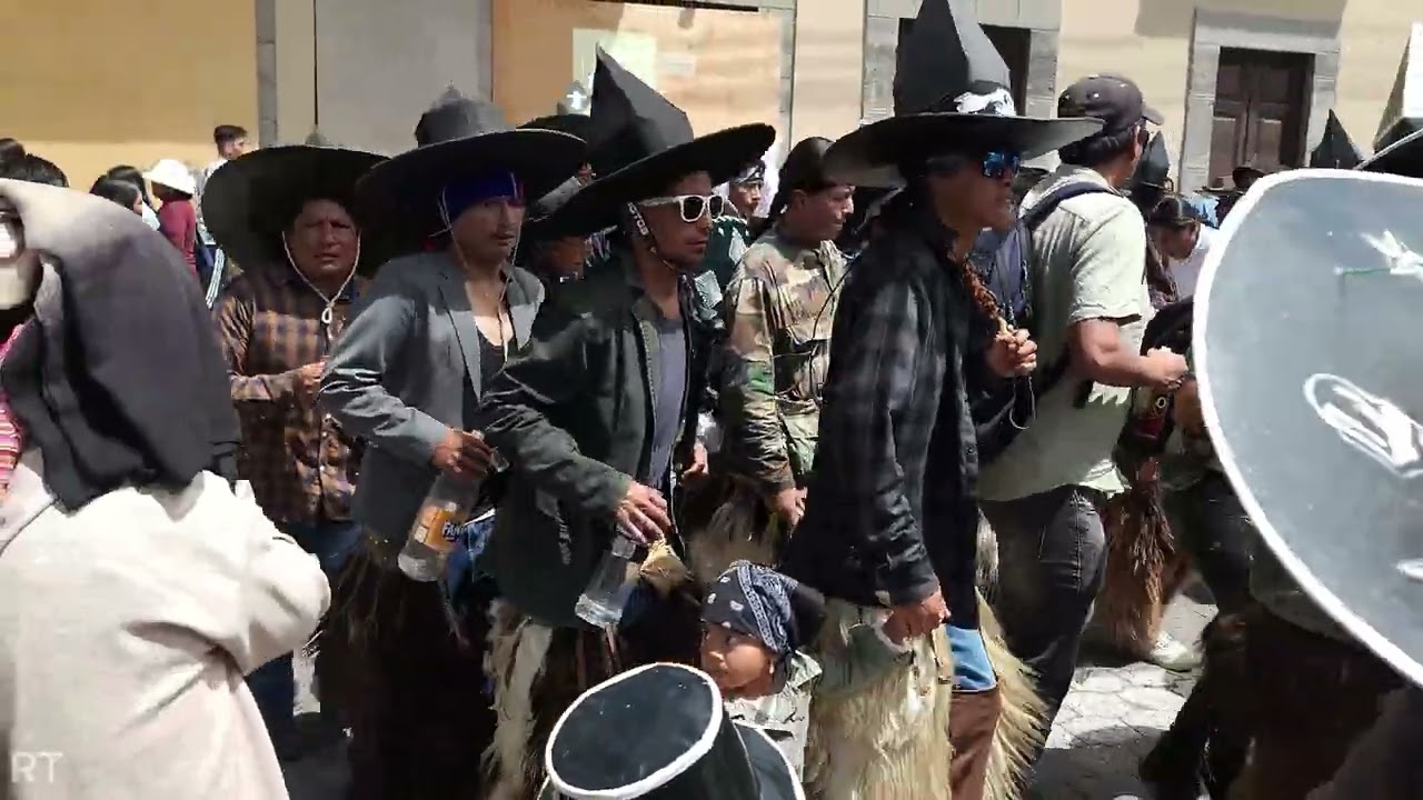 Toma de la plaza-Cotacachi-Imbabura-Ecuador-24 de junio-2024-parte 1