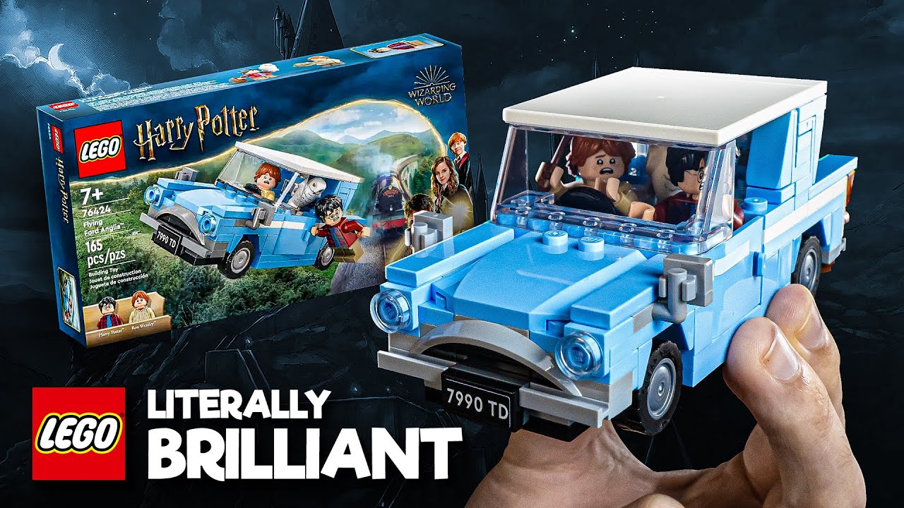 LEGO Flying Ford Anglia — просто фантастика! | Подробный обзор 76424