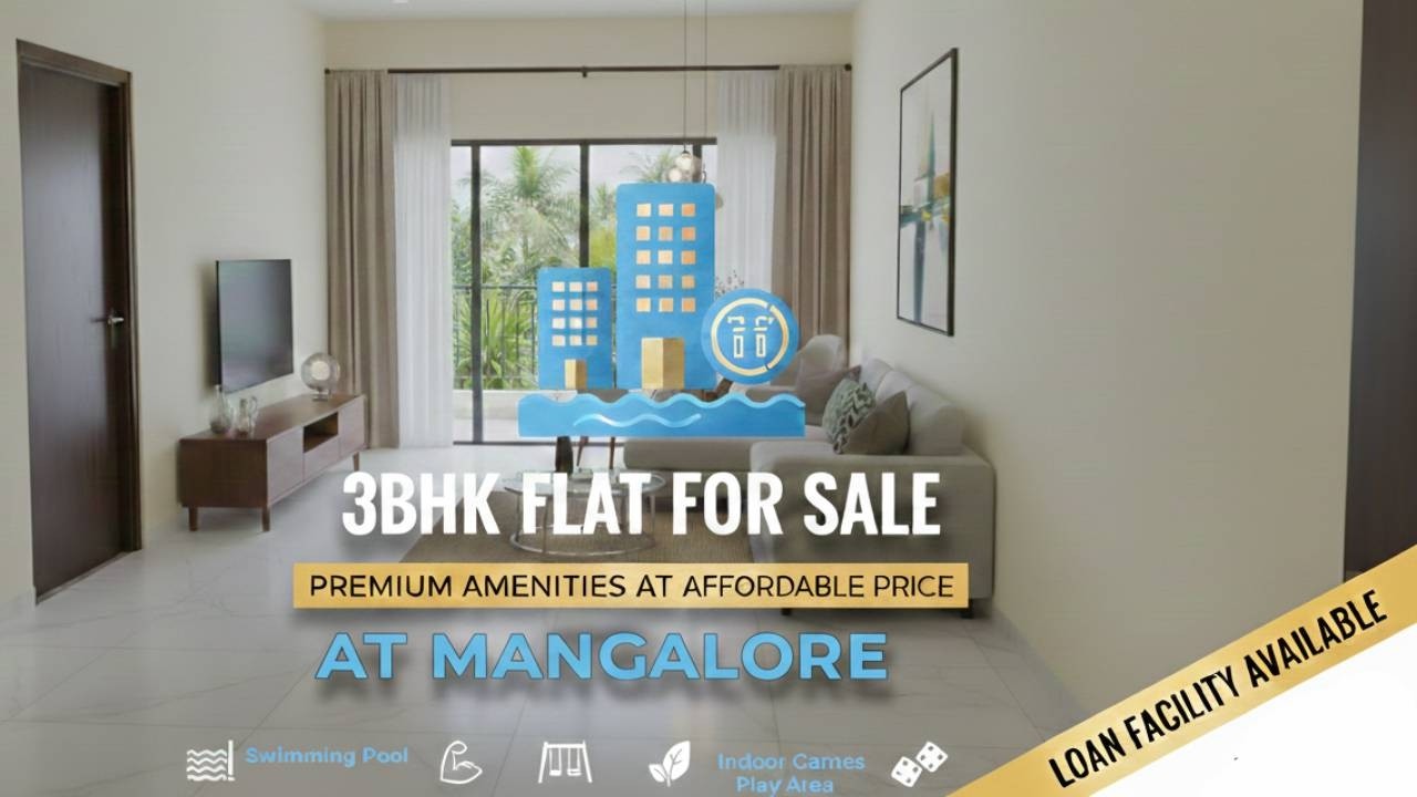 3 BHK - Ready to move in flat in Mangalore