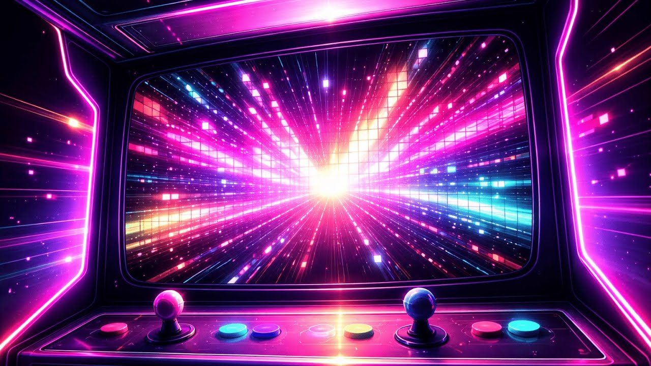 Synthwave 80s Ambience | Arcade Hero | Background music