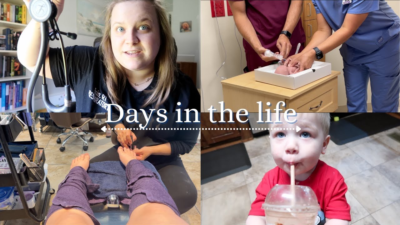 Days in the Life of a Respiratory Therapy Student | NICU Sims | Erin Blake