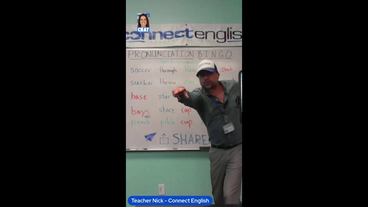 Pronunciation Bingo! 1:45pm California Time 🤙🌴🏄‍♂️
