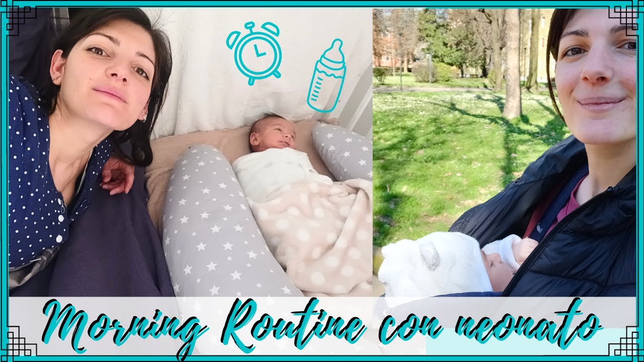 Morning Routine con un NEONATO di 1 MESE