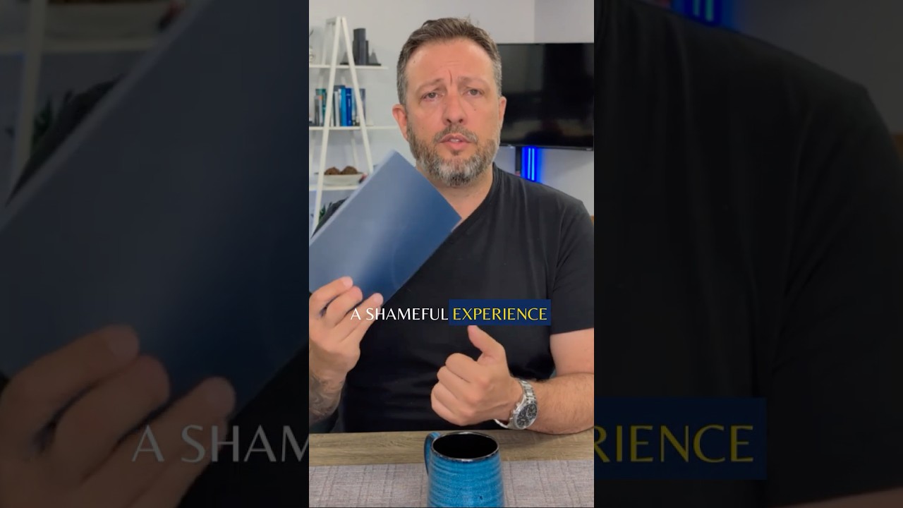 They told me to write it down. I told them I didn&rsquo;t want evidence of my shame.