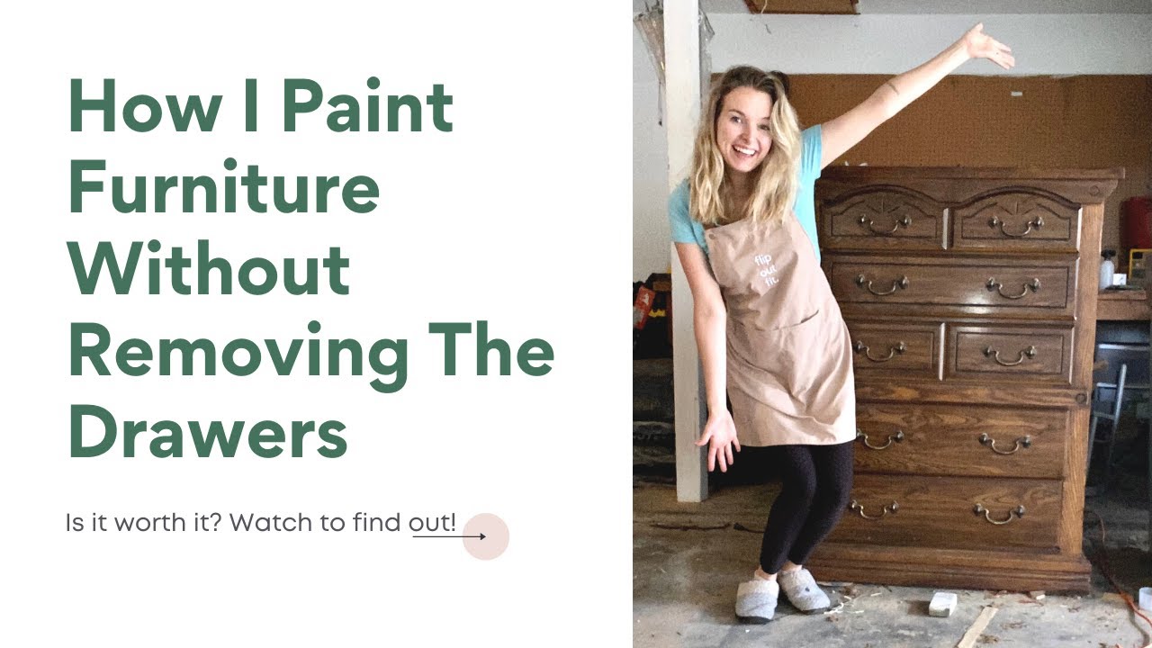 How To Paint a Dresser Without Removing The Drawers: Easy, Fast, and Mess-Free with a Paint Sprayer