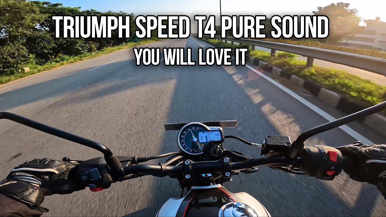 Triumph Speed T4 Pure Riding Sound