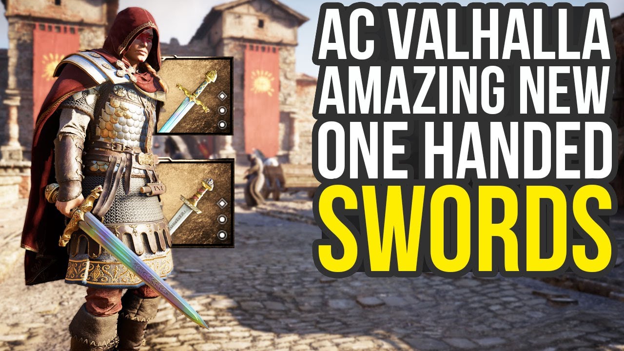 Amazing New One Handed Swords In Assassin's Creed Valhalla (AC Valhalla Siege of Paris)